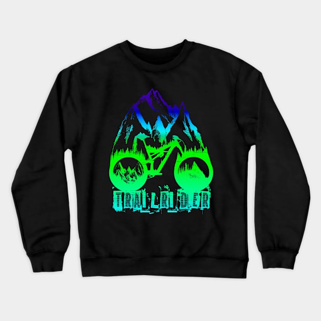 Trailrider Crewneck Sweatshirt by Bongonation